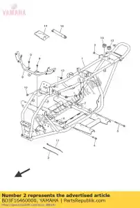 yamaha BD3F16460000 banda - Lado inferior