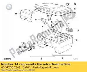 bmw 46542300241 cover schwarz - Onderkant