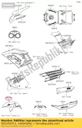 mark, fr fender, ktrc klz1000acf van Kawasaki, met onderdeel nummer 560540953, bestel je hier online: