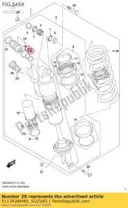 Suzuki 5113428H40 o pier?cie? - Dół