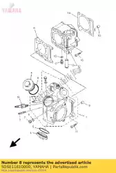 Qui puoi ordinare guarnizione, cilindro h da Yamaha , con numero parte 5DSE11810000: