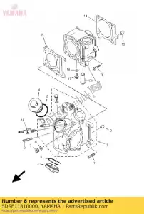 yamaha 5DSE11810000 guarnizione, cilindro h - Il fondo