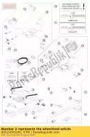 00029095000, KTM, Breakout-box kpl. ktm adventure duke enduro exc freeride rc8 rc8r sm smc smr super duke superm supermoto sx xc xcf 125 200 250 350 450 690 990 1190 2009 2010 2011 2012 2013 2014, Novo