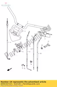 suzuki 0940307327 braçadeira, cabine de aceleração - Lado inferior