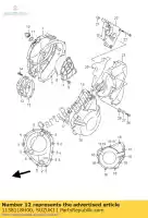 1138118H00, Suzuki, tampa, virabrequim suzuki gsf gsx 650 1250 2007 2008 2009, Novo