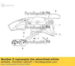 renfort van Piaggio Group, met onderdeel nummer 604684, bestel je hier online: