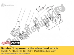 Aprilia 858897, Lh vorderer bremssattel, OEM: Aprilia 858897