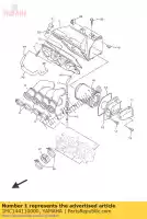 1MC144110000, Yamaha, caso, filtro de ar 1 yamaha  fjr 1300 2014 2015 2016 2017 2018 2019 2020 2021, Novo