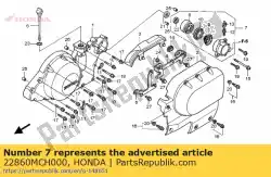 cilinderassemblage, koppelingsslaaf van Honda, met onderdeel nummer 22860MCH000, bestel je hier online: