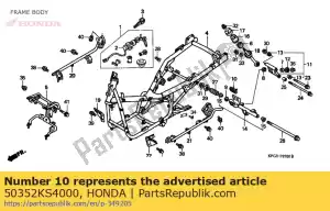 Honda 50352KS4000 bouchon de caoutchouc - La partie au fond