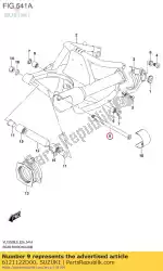 Ici, vous pouvez commander le arbre, rr sw. Arm auprès de Suzuki , avec le numéro de pièce 6121122D00: