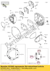 Tutaj możesz zamówić podk? Adka 6,8x11,5x1,0 ej650-a1 od Kawasaki , z numerem części 922001461: