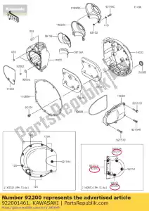 kawasaki 922001461 ring, 6.8x11.5x1.0 ej650-a1 - Onderkant