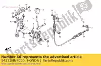 54332HN7000, Honda, crampe, câble de changement de vitesse honda trx400fa fourtrax rancher at 400 , Nouveau