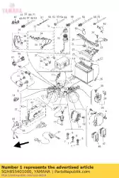Ici, vous pouvez commander le c. D. I. Unité assy auprès de Yamaha , avec le numéro de pièce 5GH855401000: