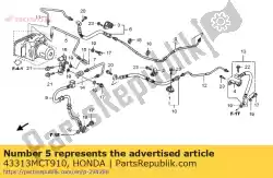 pijp c, rr. Rem van Honda, met onderdeel nummer 43313MCT910, bestel je hier online: