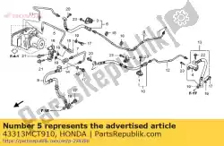 Qui puoi ordinare pipe c, rr. Freno da Honda , con numero parte 43313MCT910: