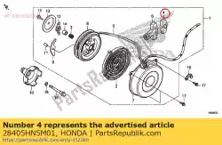 Aquí puede pedir tapa, perilla de Honda , con el número de pieza 28405HN5M01: