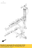 5242033H00YD8, Suzuki, arm assy,suspen suzuki lt z400z quadsport z400 400 , New