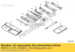 Here you can order the spanner, 12x17 from Honda, with part number 9900112170: