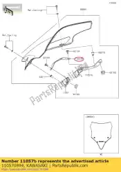 Qui puoi ordinare 01 staffa, parabrezza, cnt da Kawasaki , con numero parte 110570894: