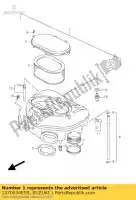 1370034E50, Suzuki, assy plus propre, ai suzuki gsx r600 600 , Nouveau