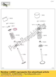 Aqui você pode pedir o 01 mola válvula retentora em Kawasaki , com o número da peça 120090030: