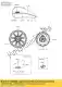 Patroon, fr wiel, rood vn900cbf Kawasaki 560690886