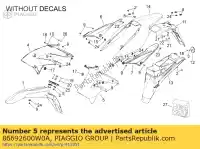 86692600W0A, Piaggio Group, pannello laterale anteriore derbi gilera rcr rcr 50 senda senda r drd x treme senda sm drd x treme smt smt racing zapabb01 zdpab zdpaba01, zdpabb0,  zdpabb00 zdpabb01, zdpabl01 0 50 2010 2011 2012 2013 2014 2016 2017 2018, Nuovo