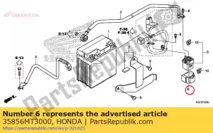 Honda 35856MT3000 guma, szok - Dół