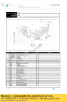 CM1568025003, Piaggio Group, 3e kat. compleet carter     , Nieuw