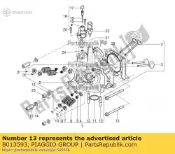 Qui puoi ordinare vite con flangia da Piaggio Group , con numero parte B013593: