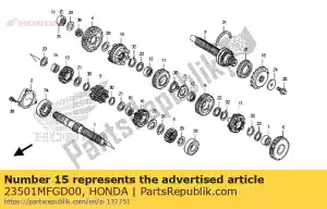 Honda 23501MFGD00 bieg, c-5 - Dół