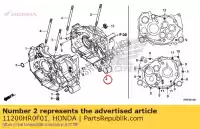 11200HR0F01, Honda, crankcase comp., rr. honda  trx 420 500 2012 2013 2017 2018 2019 2020, New