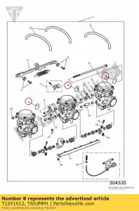 triumph T1241012 cap vacuum connection - Bottom side