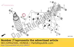 Qui puoi ordinare bullone, presa, 10x48 da Honda , con numero parte 90122MGZJ00: