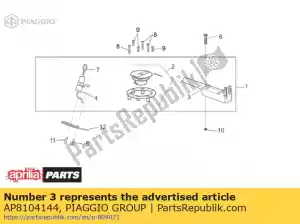 Piaggio Group AP8104144 blokada siode?ka - Dół