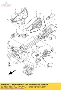 yamaha 1DRE35850100 collecteur - La partie au fond