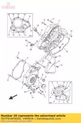 beugel 3 van Yamaha, met onderdeel nummer 5D7F836F0000, bestel je hier online: