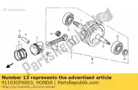 91103GF6003, Honda, Lager, drijfstang (wit) honda xr 70 1997 1998 1999 2000, Nieuw