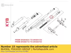 Here you can order the pipe from Piaggio Group, with part number 864906: