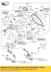 Aquí puede pedir tornillo, bridado, 6x16 vn1500-g3 de Kawasaki , con el número de pieza 921511435: