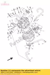 Ici, vous pouvez commander le plaque, reniflard auprès de Yamaha , avec le numéro de pièce 3B4111651000: