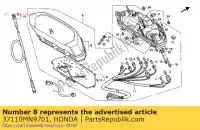 37110MN9701, Honda, geen beschrijving beschikbaar op dit moment honda nx 650 1988 1989 1990 1991 1992 1993 1994, Nieuw