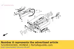 Tutaj możesz zamówić bush, pivot thrust od Honda , z numerem części 52109430300: