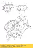 1134038A00, Suzuki, cubierta, embrague suzuki vs 600 750 800 1985 1986 1987 1988 1992 1993 1994 1995 1996 1997 1998 1999 2000 2001 2002 2003 2004 2005, Nuevo