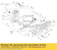 1A004883, Piaggio Group, Luchtkanaal piaggio medley rp8ma0120, rp8ma0121 rp8ma0120, rp8ma0131 rp8ma0200, rp8ma0210, rp8ma0220, rp8ma024, rp8ma0211,  rp8ma0210, rp8ma0231, rp8ma0220, rp8ma0222,  rp8ma0220, rp8ma0221 125 150 2016 2017 2018 2019 2020 2021, Nieuw