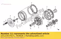 23121KCY671, Honda, w tej chwili brak opisu honda trx xr 400 1996 1997 1998 1999 2000 2001 2002 2003 2004, Nowy