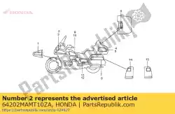 Here you can order the stripe,r *type17* from Honda, with part number 64202MAMT10ZA: