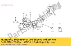 Honda 64202MAMT10ZA stripe,r *type17* - Bottom side